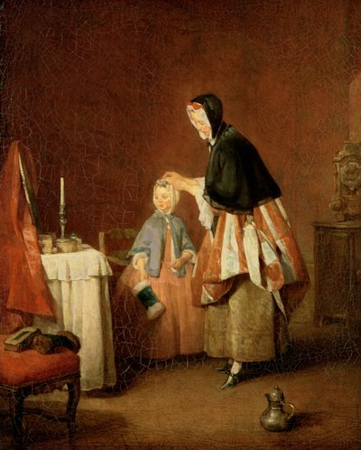 The Morning Toilet by Jean Baptiste Simeon Chardin